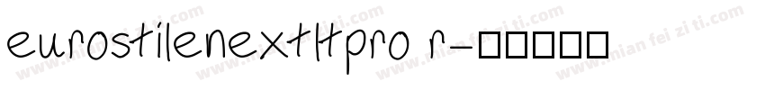 eurostilenextltpro r字体转换